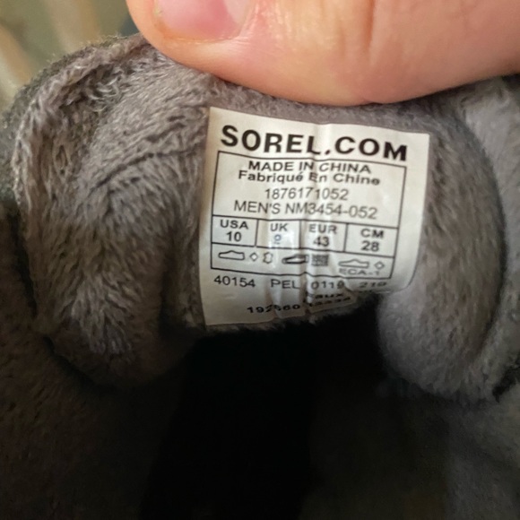 Sorel Cheyenne Metro Lace Up Boot, size 10 men’s - Picture 8 of 10